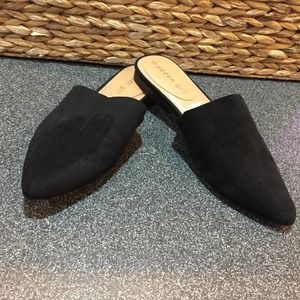 Madden Girl Black Mules